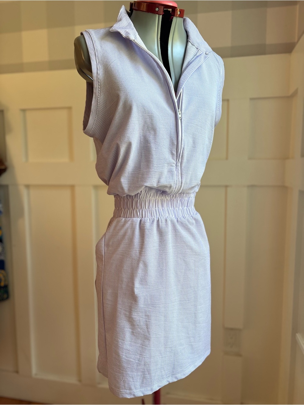 Fore the Girls Golf Dress Lavender Large - Picture 3 of 7